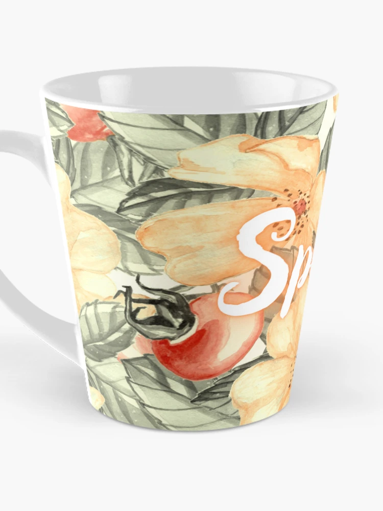 Thumbnail 3 of 4, Coffee Mug, Spring Pattern designed and sold by RedTomasB.