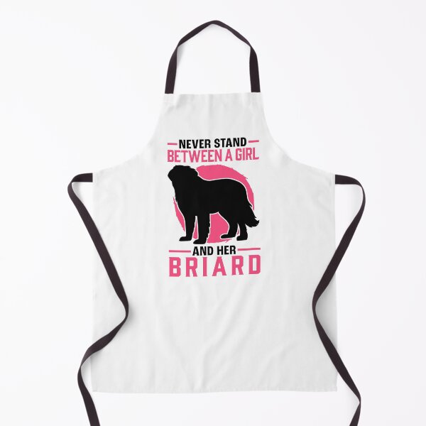Item preview, Girl with Briard Gift Berger de Brie designed and sold by madgrfx.