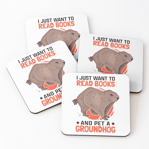 Item preview, Marmot and books Ground squirrel Munggen designed and sold by madgrfx.