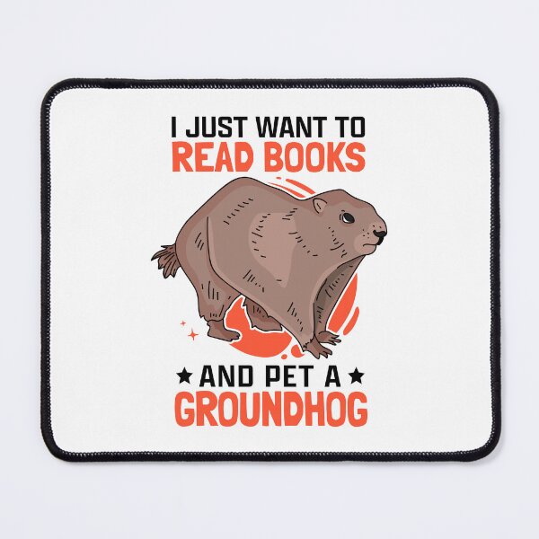 Item preview, Marmot and books Ground squirrel Munggen designed and sold by madgrfx.