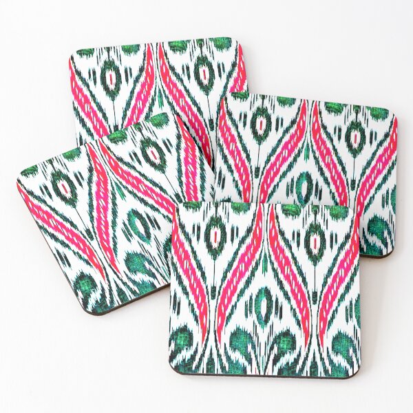 Aperçu de l'œuvre Motifs floraux ouzbeks Ikat Motifs ikat, Motifs ouzbeks Ikat créée et vendue par LeFabriqueOuz.