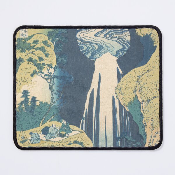 Item preview, The Amida Falls in the Reaches of the Kisokaido Road - Katsushika Hokusai Enhanced Reproduction designed and sold by molamode.