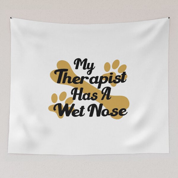 Item preview, Dog Pet Gifts - My Therapist Has A Wet Nose designed and sold by bahdsgraphic.
