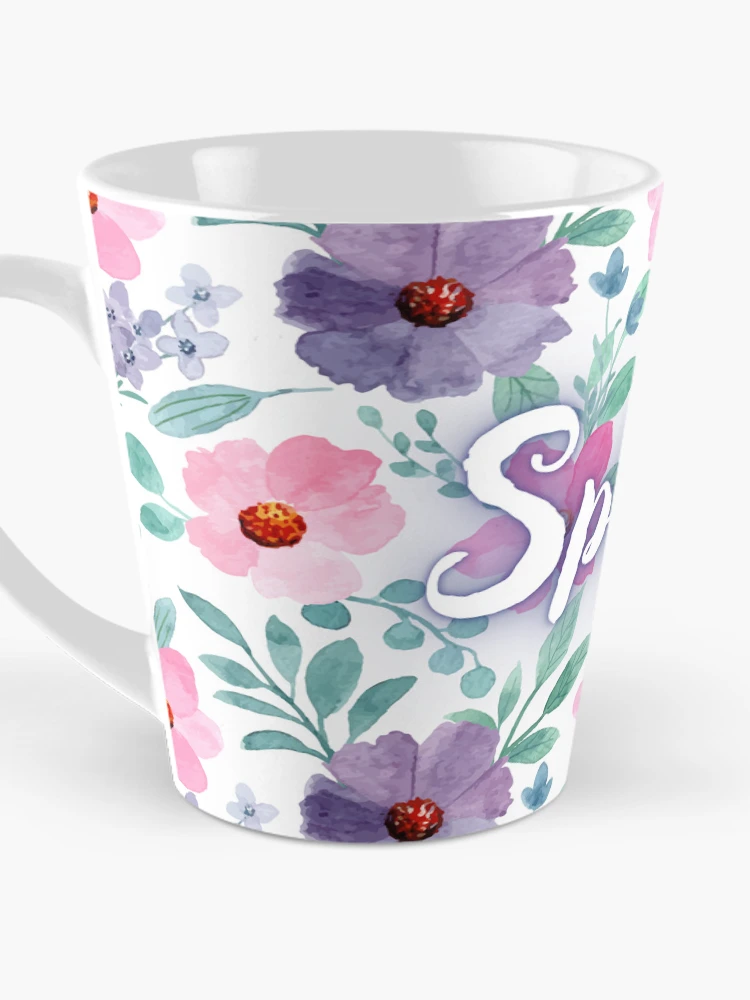 Thumbnail 3 of 4, Coffee Mug, Spring Pattern designed and sold by RedTomasB.