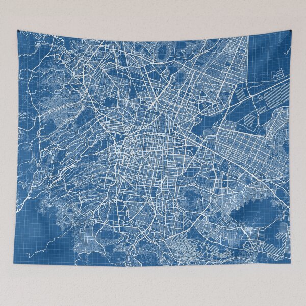 Item preview, Mexico City Map - Blueprint designed and sold by deMAP.
