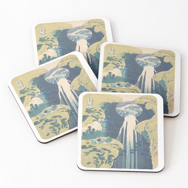 Item preview, The Amida Falls in the Reaches of the Kisokaido Road - Katsushika Hokusai Enhanced Reproduction designed and sold by molamode.