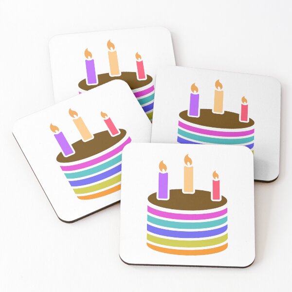 Item preview, Colorful Birthday Cake designed and sold by KRStyleClub.