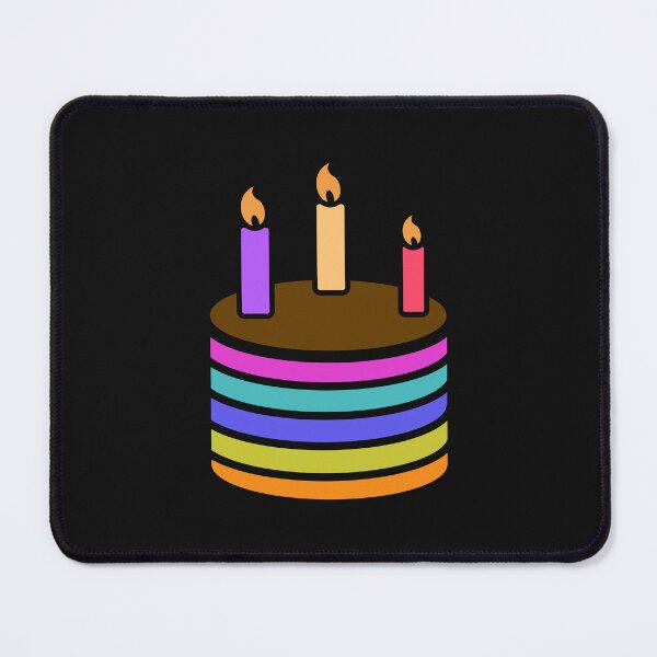 Item preview, Colorful Birthday Cake designed and sold by KRStyleClub.