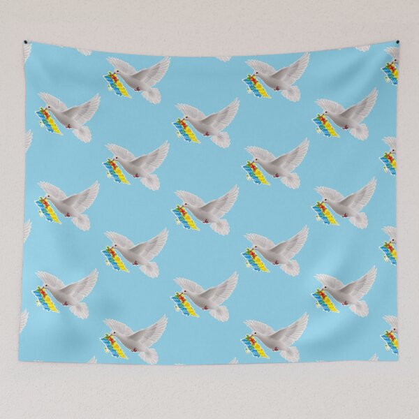Item preview, Ukraine, Ukrainian Flag, Dove of Peace designed and sold by Raisa  Suchanova.