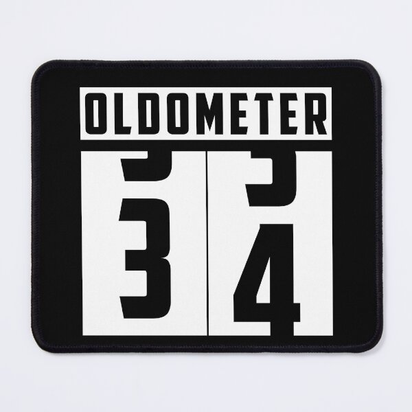 Item preview, Oldometer counter Number 34 birthday designed and sold by HeavyStyle.