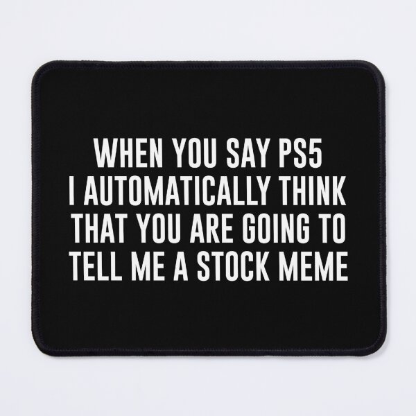 Item preview, Stock Meme (White/Black BG) designed and sold by FilipeFerreira.