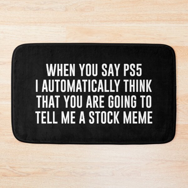 Item preview, Stock Meme (White/Black BG) designed and sold by FilipeFerreira.