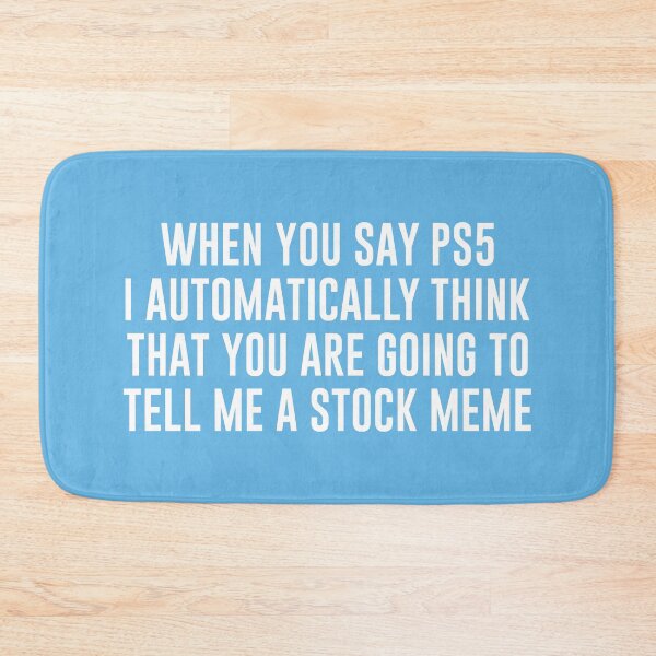 Item preview, Stock Meme (Blue BG) designed and sold by FilipeFerreira.