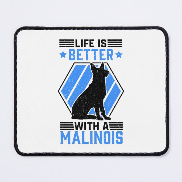Item preview, Living with Malinois Belgian Shepherd Dog designed and sold by madgrfx.