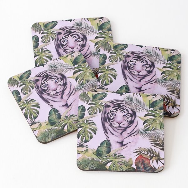 Item preview, White Tiger Jungle designed and sold by HappyLifeCreate.