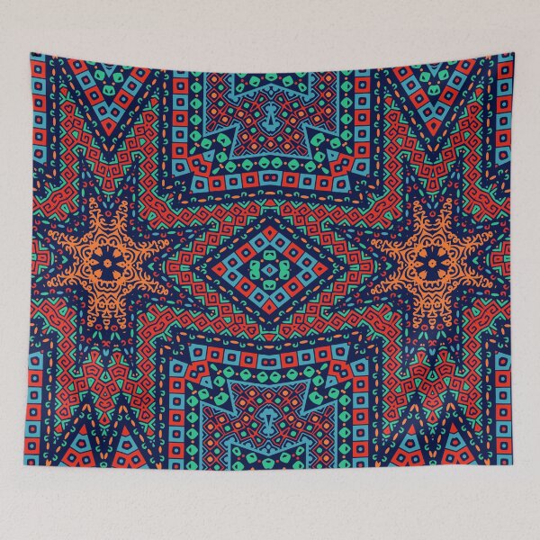 Item preview, Psychedelic geometric pattern designed and sold by TheCosmoWest.