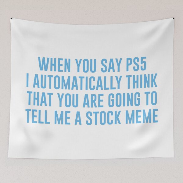 Item preview, Stock Meme (Blue) designed and sold by FilipeFerreira.