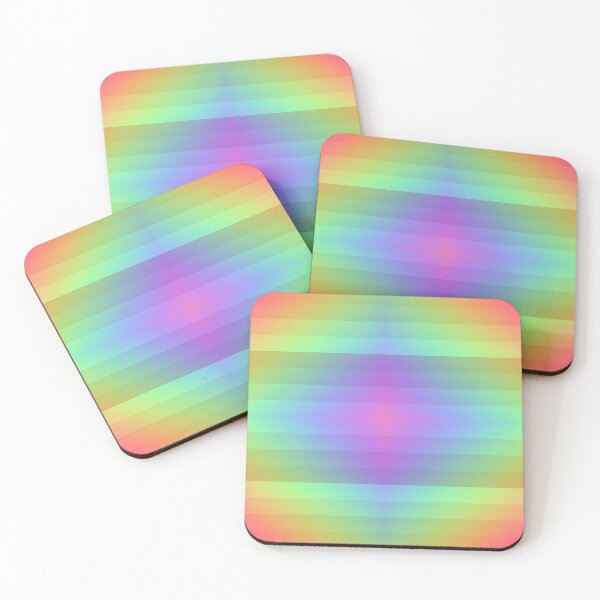 Item preview, Dreamy Rainbow Geometric Abstract pattern designed and sold by Mary Egan.