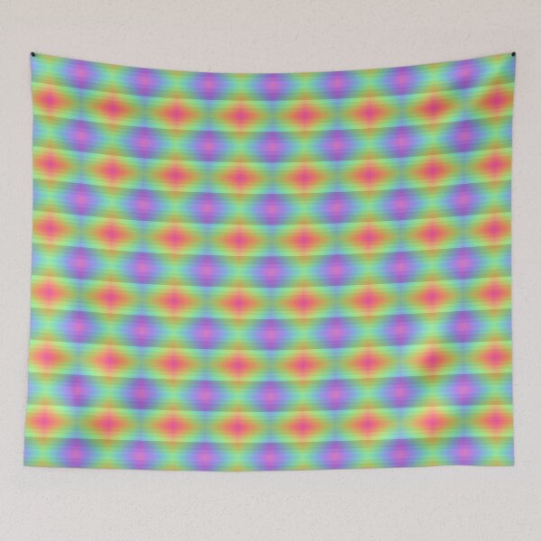 Item preview, Dreamy Rainbow Geometric Abstract pattern designed and sold by Mary Egan.