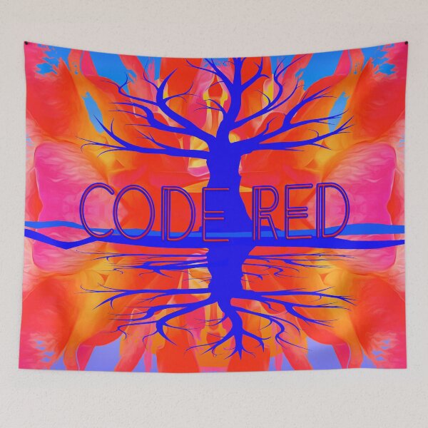 Item preview, Code Red Save The Planet Art Work designed and sold by EdwardMonet.