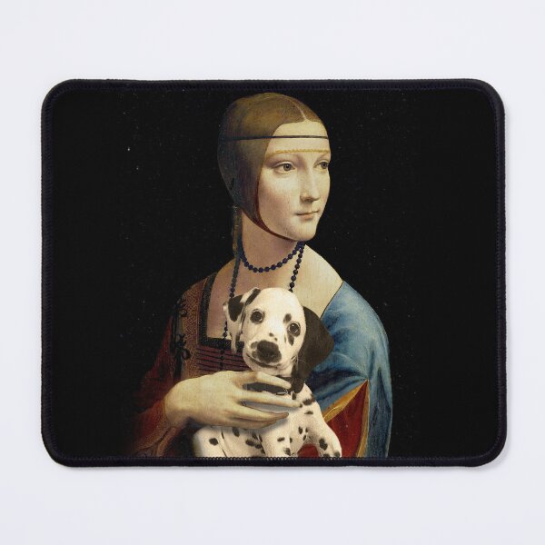 Item preview, Lady with a Dalmatian Dog - Print / Home Decor / Wall Art / Poster / Gift / Birthday / Dalmatian Lover Gift / Animal print designed and sold by Furry And Purry.