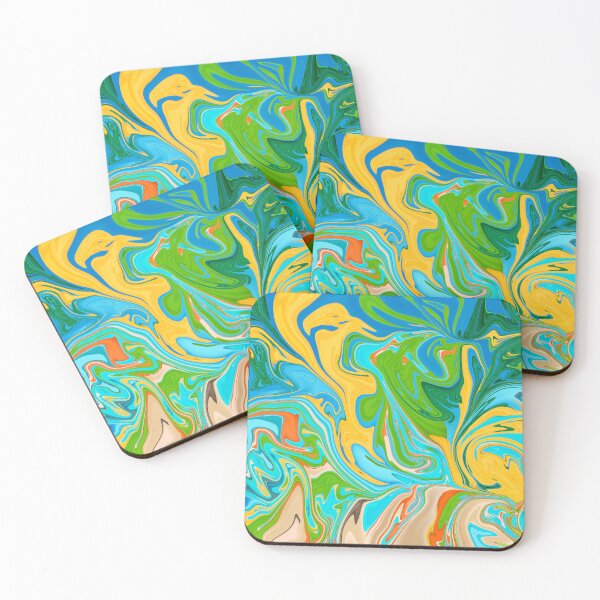 Item preview,  Abstract tropical liquify  designed and sold by TheCosmoWest.