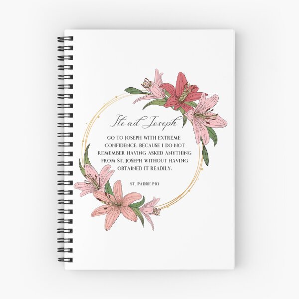 Item preview, Ite Ad Joseph St. Padre Pio Quote designed and sold by SusurroBendito.