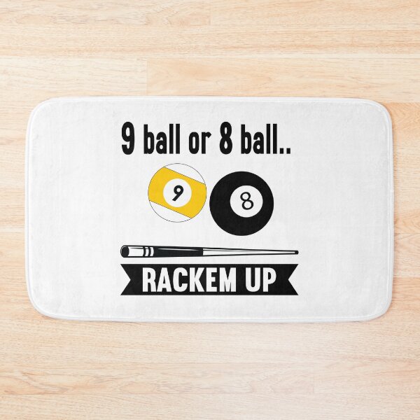 Item preview, 9 ball or  8 ball Rackem up Funny Pool Players  Billiards Gift designed and sold by sols.