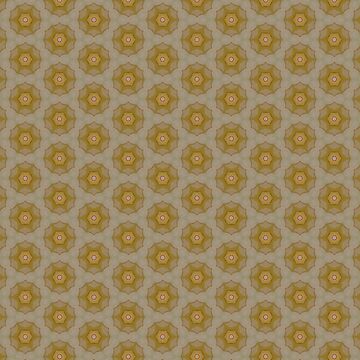 Artwork thumbnail, Pastel Visions kaleidoscopic seamless pattern by Penguland