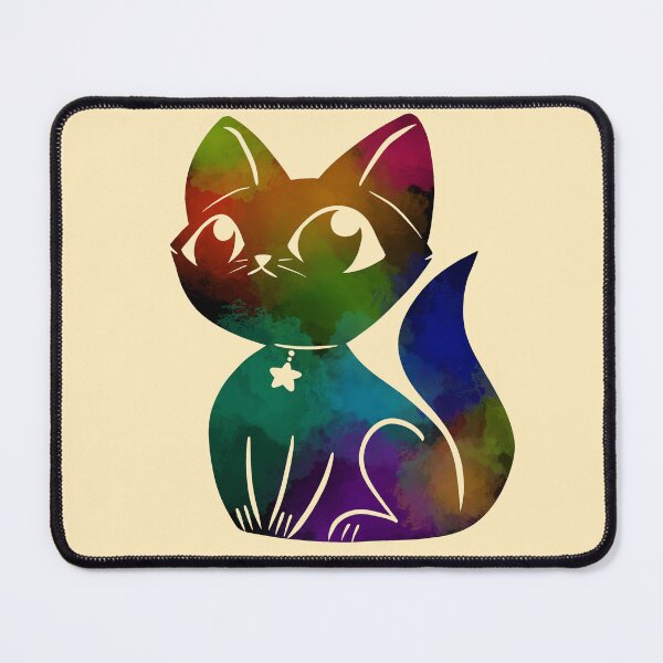 Item preview, Colorful Cat designed and sold by RoseBoba.