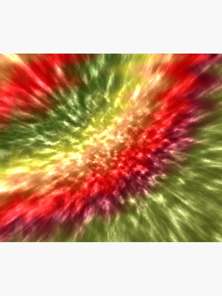"TieDye Lines Red Yellow Green" Sticker by storyboxdesigns Redbubble