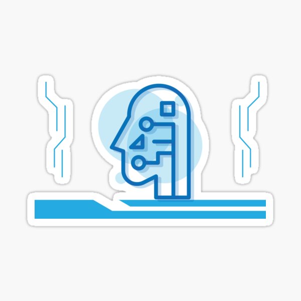 AI Icon : Robot Personality Sticker