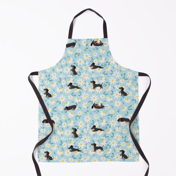 Item preview, Floral Daisy Dachshund Pattern designed and sold by Daschunddesigns.