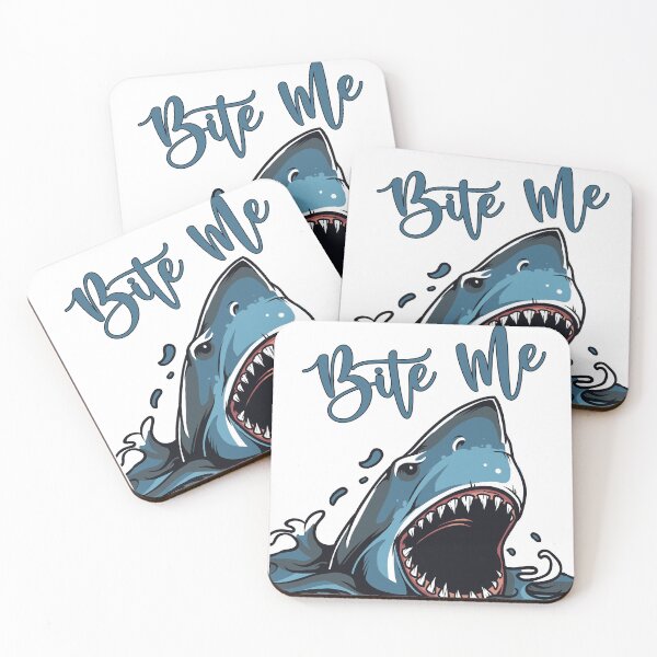 Item preview, Shark Bite Me designed and sold by DiscoBoogie.