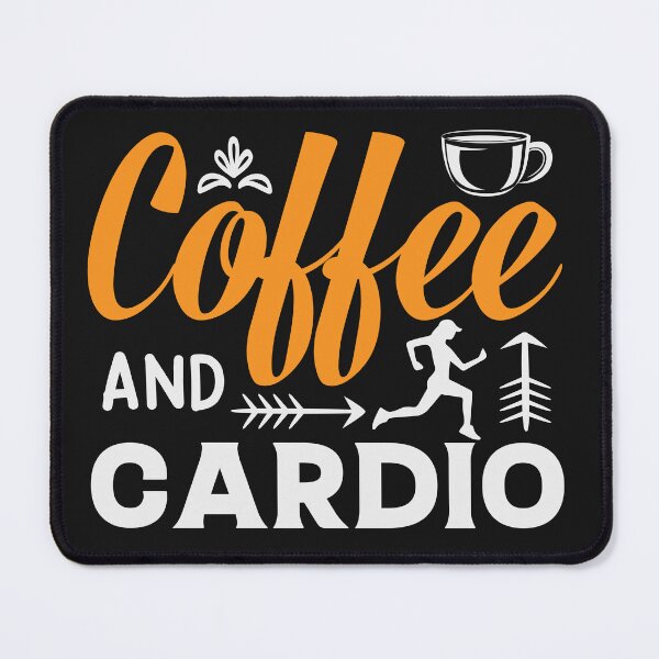 Item preview, Coffee and Cardio designed and sold by mkzmerch.