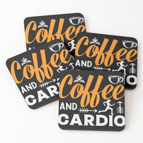Item preview, Coffee and Cardio designed and sold by mkzmerch.