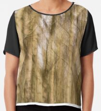 blurred birches... Chiffon Top