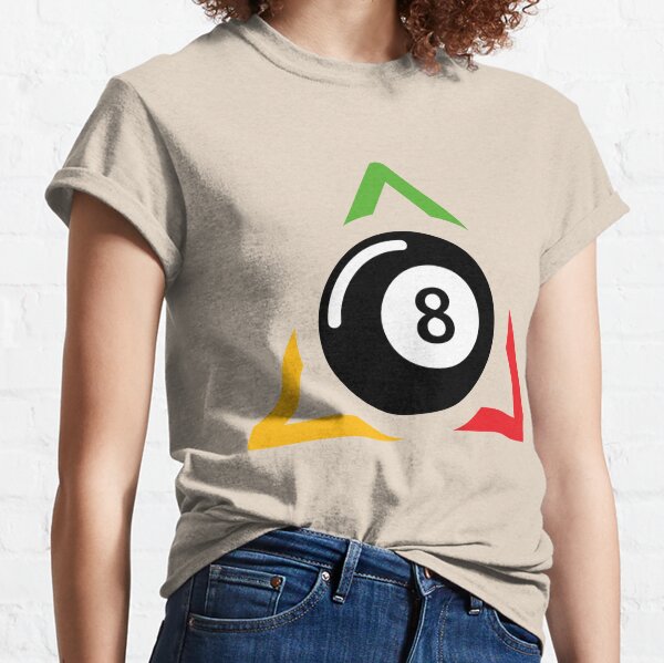 POOL LOVER Billiards Cute Funny T-shirt Eight Ball Novelty Gift Long Sleeve Tee 