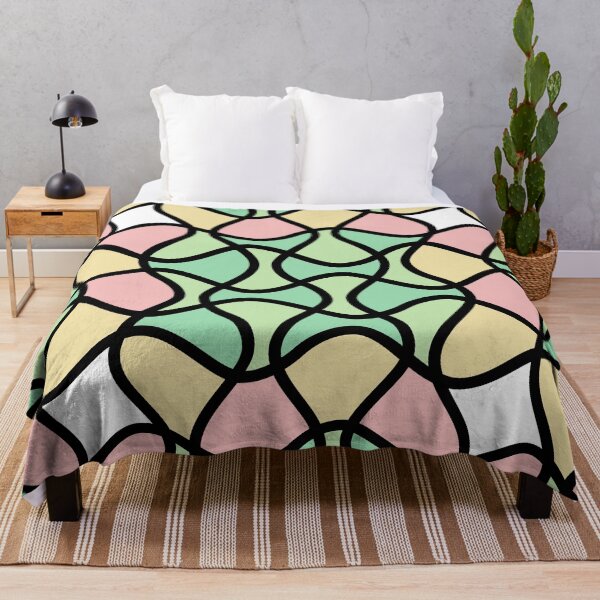 Item preview, Crossing Waves Pattern (Pastel Palette) designed and sold by rgbguy.