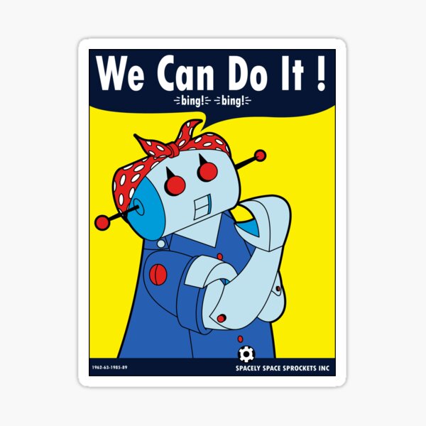 Rosie Made By The Riveter Sticker