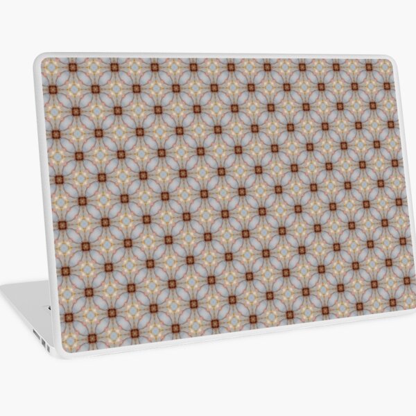 Pastel Visions kaleidoscopic seamless pattern Laptop Skin