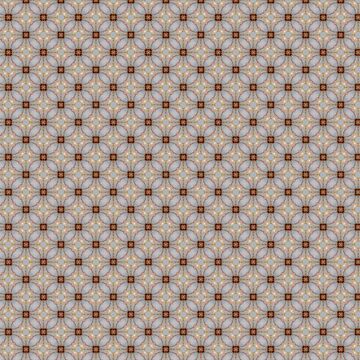 Artwork thumbnail, Pastel Visions kaleidoscopic seamless pattern by Penguland