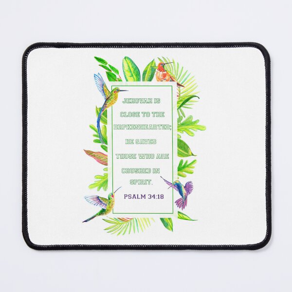 Item preview, PSALM 34:18 Greeting Card designed and sold by crafts-gift.