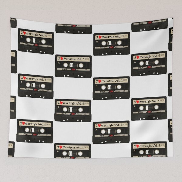 Item preview, I Love Hardstyle Music Cassette Tape designed and sold by RichTeeDesigns.