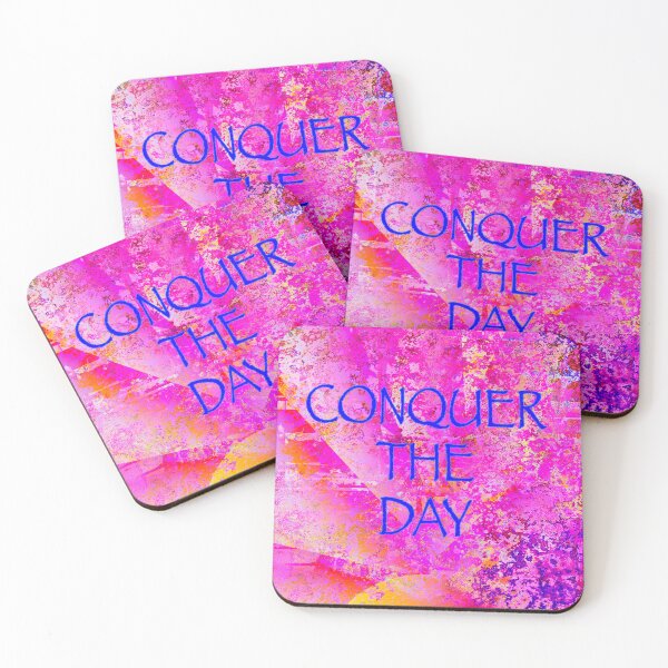 Item preview, Conquer The Day Woman's Rights Motivational Art Work designed and sold by EdwardMonet.