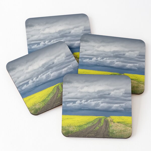 Item preview, Dirt Road in Canola Field in Southern Alberta designed and sold by Randall Nyhof.