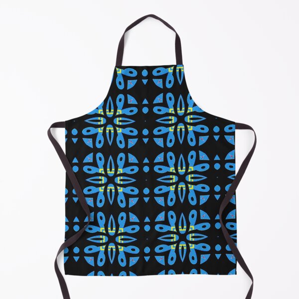 Item preview, GEOMETRIC ABSTRACT MASK PATTERN WITH ARUBAN FLAG COLORS - ARRUBA ONE HAPPY ISLAND 10. designed and sold by Ralek.