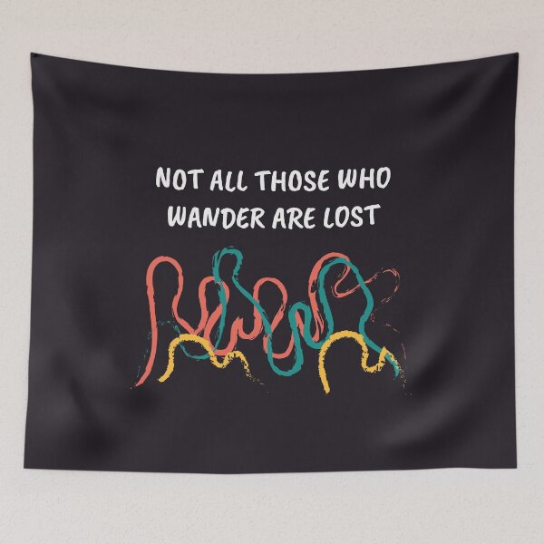 Item preview, Not all those who wander are lost designed and sold by MintPattern.
