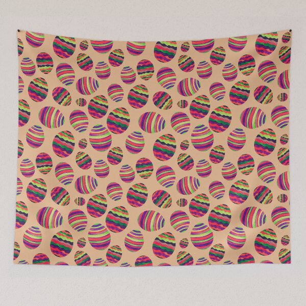Item preview, Tie dye easter eggs multicolor pattern designed and sold by cutecrazytshirt.