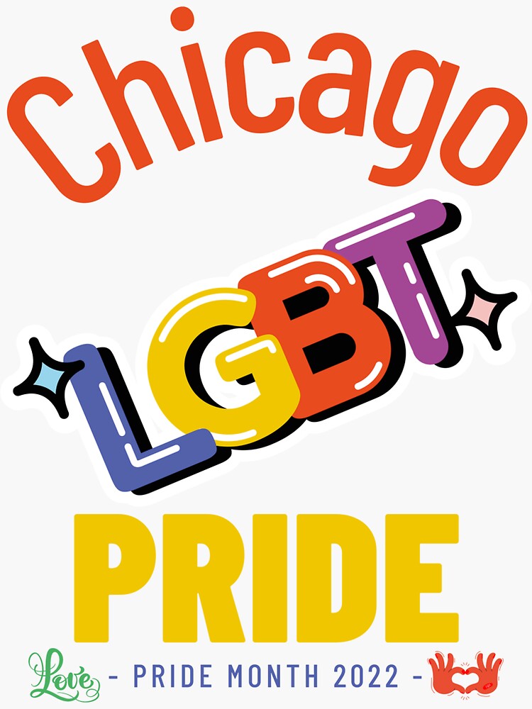 Pegatina «Chicago Pride 2022 Estrella Lgbtq Desfile del Orgullo LGBT